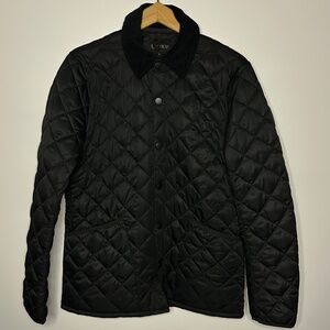 Quince Black Quilted Lightweight Jacket